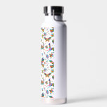 Mexican Otomi Style Bright Pattern Water Bottle<br><div class="desc">Colourful Mexican Traditional Textile Embroidery Style.  Composition with birds,  flowers,  branches and animals</div>