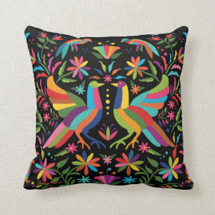 Mexican Otomi Throw Pillow