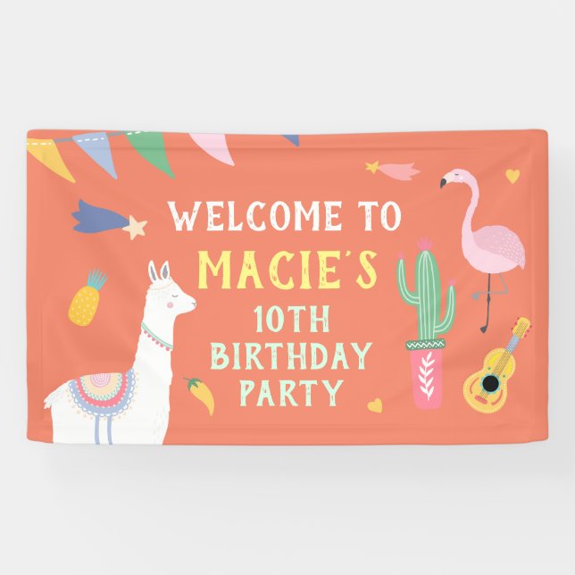 Mexican party backdrop, mexican banner (Horizontal)