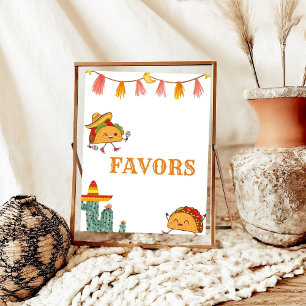 Mexican Party Fiesta Favours Sign Baby Shower