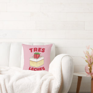 Mexican Pastel de Tres Leches Cake Baking Dessert Cushion