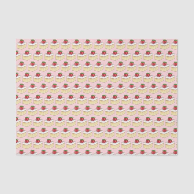 Mexican Pastel de Tres Leches Cake Baking Dessert Tissue Paper (Front)