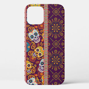 Mexican patchwork: traditional vintage design. iPhone 12 case