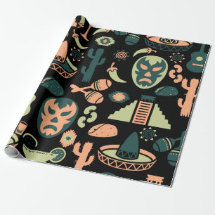 Mexican Pattern Wrapping Paper