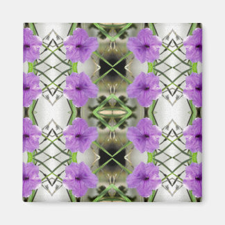 Mexican Petunias and Latticework Magnet