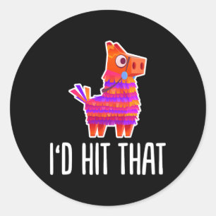 Mexican Pinata Cinco De Mayo Fiesta Mens And Women Classic Round Sticker