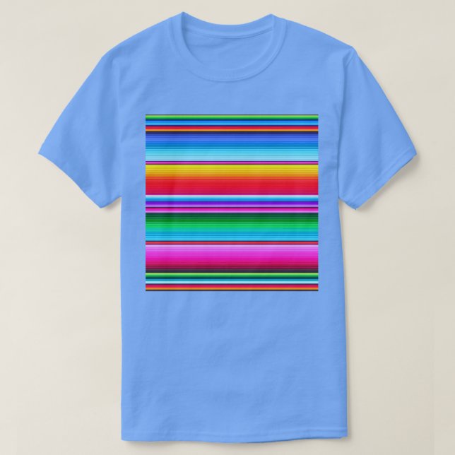 Mexican Poncho Background Seamless pattern  T-Shirt (Design Front)