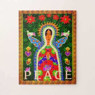 Mexican Praying Peace Angel Jigsaw Puzzle