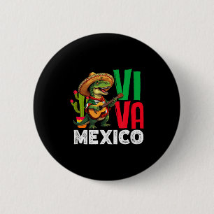 Mexican pride flag mexico roots heritage mexico 6 cm round badge