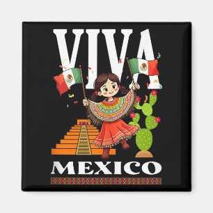 Mexican pride flag mexico roots heritage mexico magnet