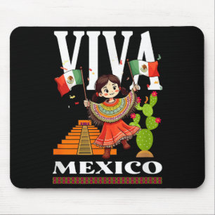 Mexican pride flag mexico roots heritage mexico mouse pad
