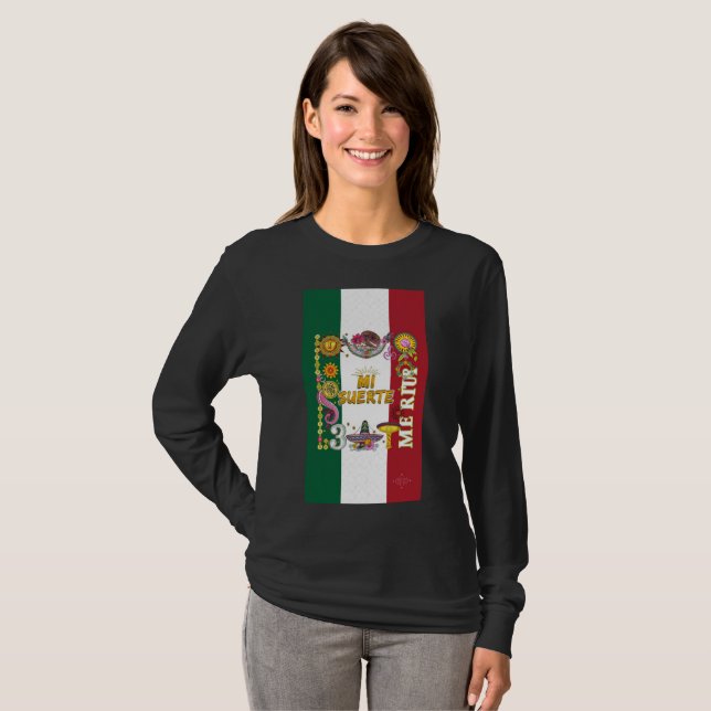 Mexican Pride Long Sleeve Tee  (Front Full)
