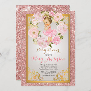 Mexican Princess Baby Shower Invite