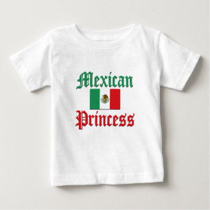 Mexican Princess Baby T-Shirt