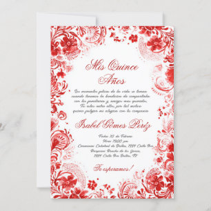 Mexican Quinceañera Invitation