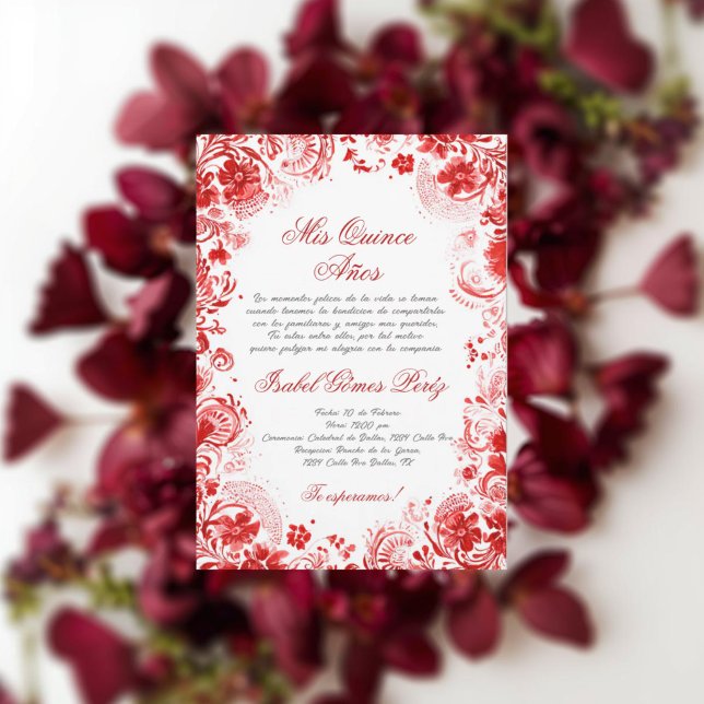 Mexican Quinceañera Invitation (Creator Uploaded)