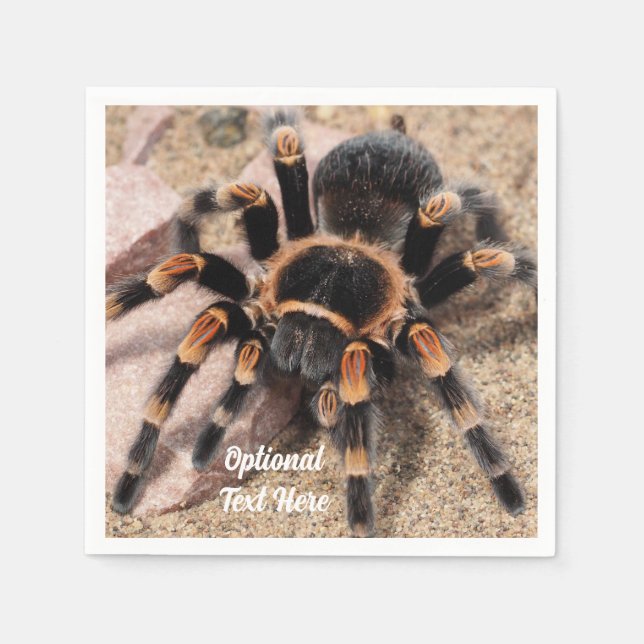 Mexican Red Knee Tarantula Spider Napkin (Front)