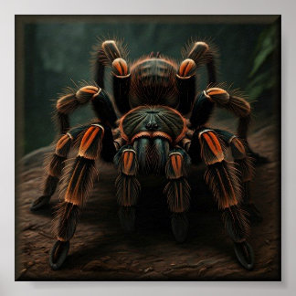 Mexican Redknee Tarantula  Poster