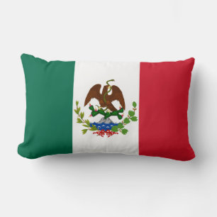 Mexican Republic Flag: 1824-1835, Santa Anna Lumbar Cushion