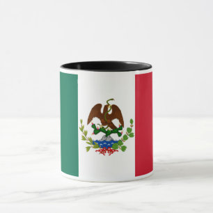 Mexican Republic Flag: 1824-1835, Santa Anna Mug