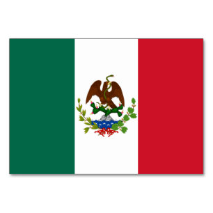 Mexican Republic Flag: 1824-1835, Santa Anna Table Number