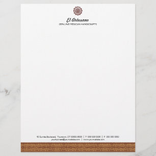 Mexican Rose Letterhead Design