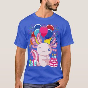 Mexican Salamander Amphibian Lover Birthday Axolot T-Shirt