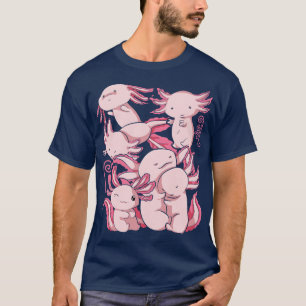 Mexican Salamander Pet Axolotl Lover Cute Axolotl T-Shirt