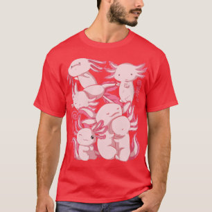 Mexican Salamander Pet Axolotl Lover Cute Axolotl T-Shirt