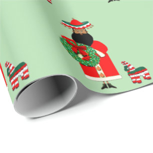 Mexican Santa Claus Wrapping Paper