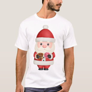 Mexican Santa Concha Bread & Champurrado Hot Choco T-Shirt