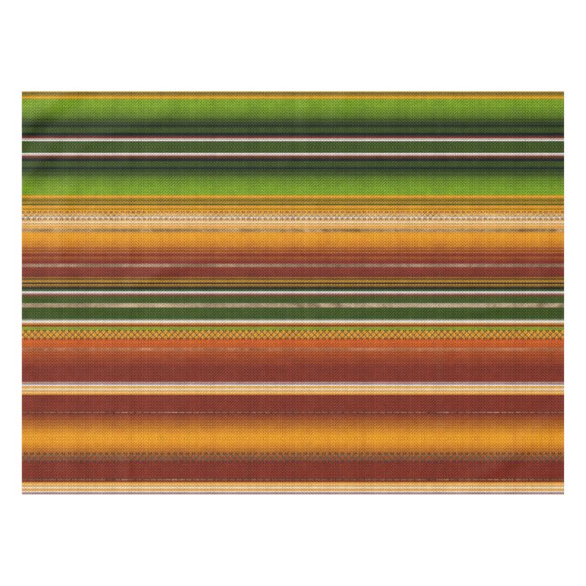 Mexican serape #1 tablecloth (Front (Horizontal))