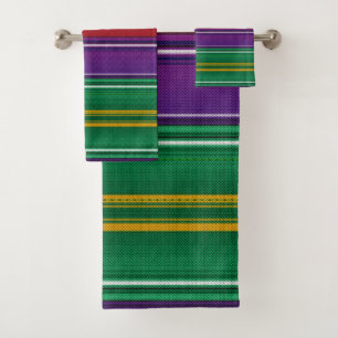 Mexican serape #3 bath towel set