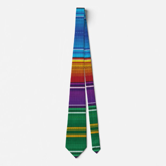 Mexican serape #3 tie (Front)