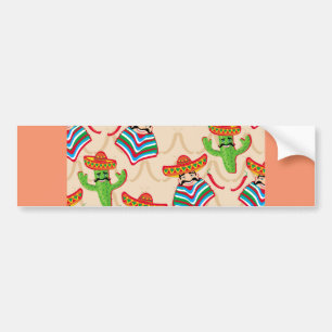 Mexican siesta bumper sticker