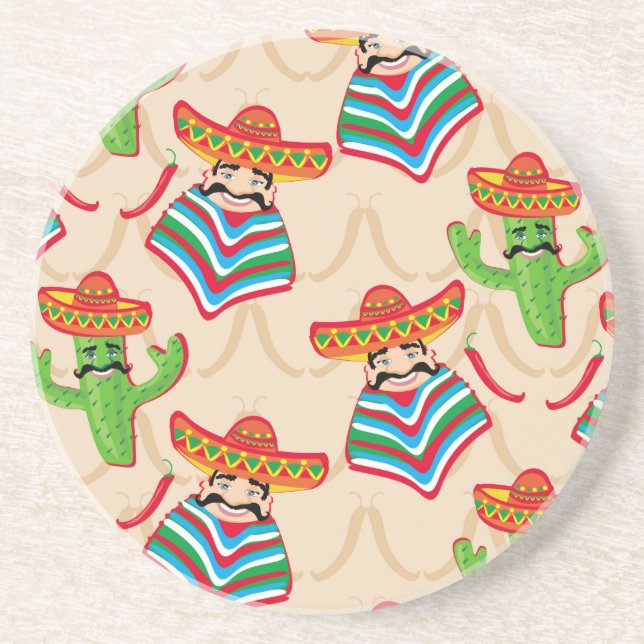 Mexican siesta coaster (Front)