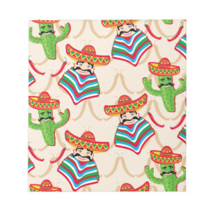 Mexican siesta notepad