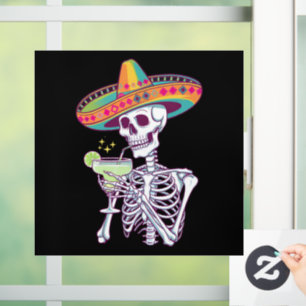 Mexican Skeleton Cinco De Mayo Margarita Fiesta