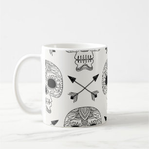 Mexican Skull Day of Dead Coffee Mug