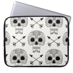 Mexican Skull Day of Dead Laptop Sleeve