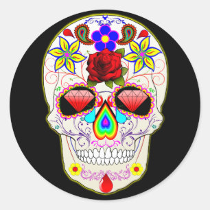 mexican skull stickers