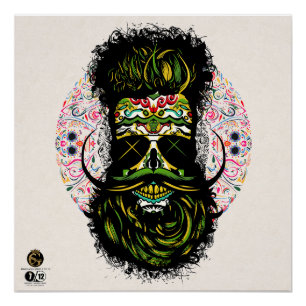 Mexican skulls skulls skulls skull poster