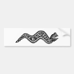 Mexican Snake Bumper Sticker