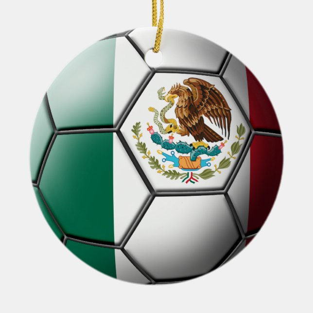Mexican Soccer Ornament (Front)