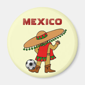 mexican soccer player futbol magnet