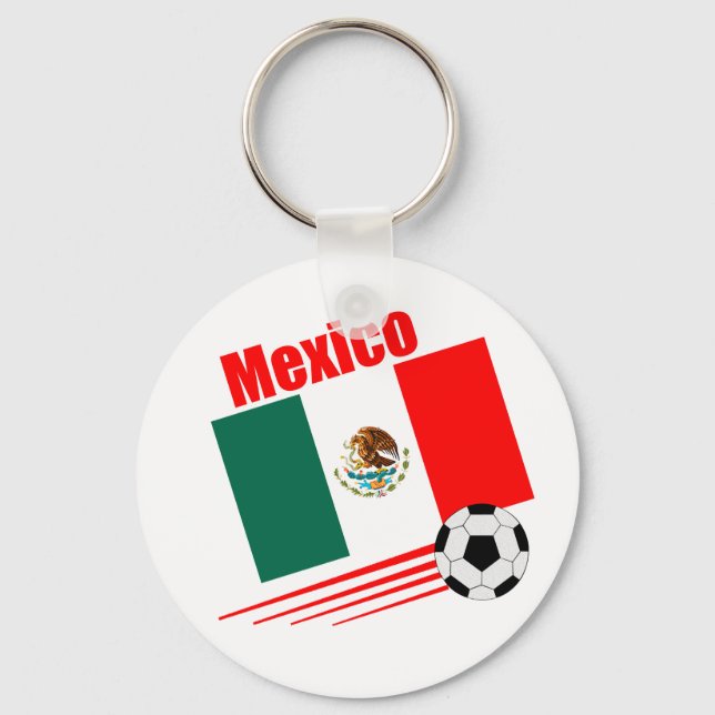 Mexican Soccer Team Key Ring (Front)