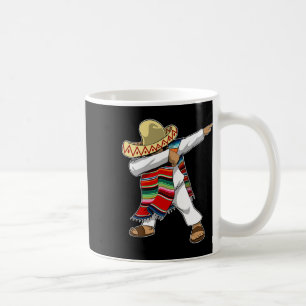 Mexican Sombrero Poncho Dabbing Coffee Mug