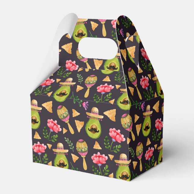 Mexican Spicy Fiesta Favour Box (Front Side)