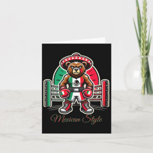 Mexican Style Mexican Boxing For Boys Card