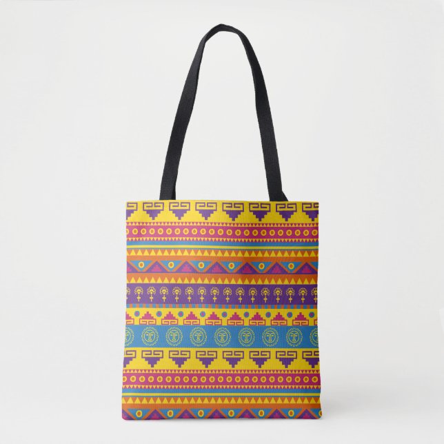 Mexican style tribal tote bag (Front)
